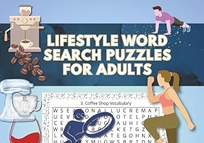Lifestyle Themed Word Search Puzzles for Adults