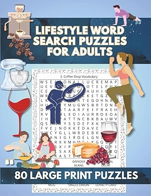 Lifestyle Themed Word Search Puzzles: 89 Large Print Word Search Puzzles for Adults & Seniors