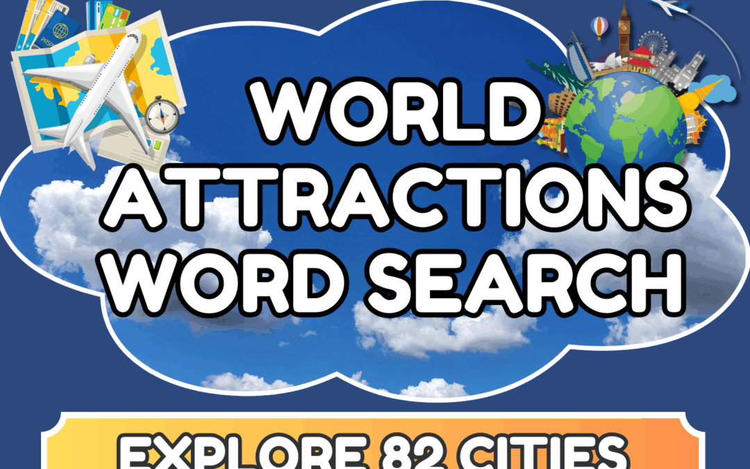 World Attractions Word Search
