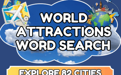 World Attractions Word Search