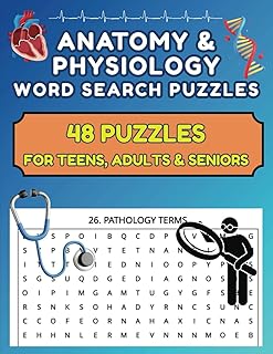 Anatomy & Physiology Word Search Puzzles book on Amazon.