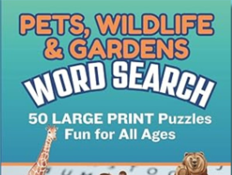 Pets, Wildlife & Gardens Word Search