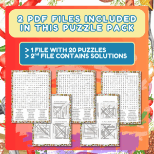 Picnics & BBQs Large Print Word Search Puzzles. Printable. Instant download.