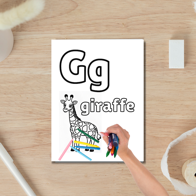 Letters, Numbers and Shapes: Coloring Book For Kids 2 to 6 - Image 4