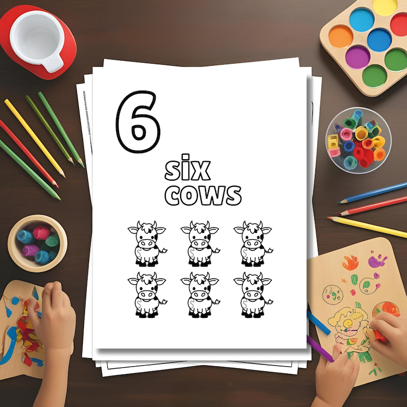 Letters, Numbers and Shapes: Coloring Book For Kids 2 to 6 - Image 7