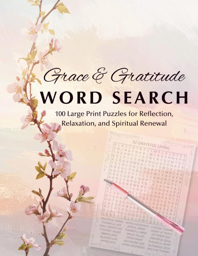 Grace & Gratitude Word Search 100 Puzzles