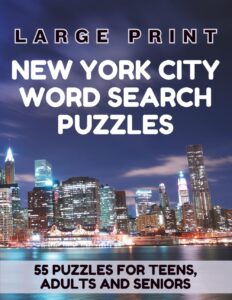 New York City Word Search 55 Puzzles Cover