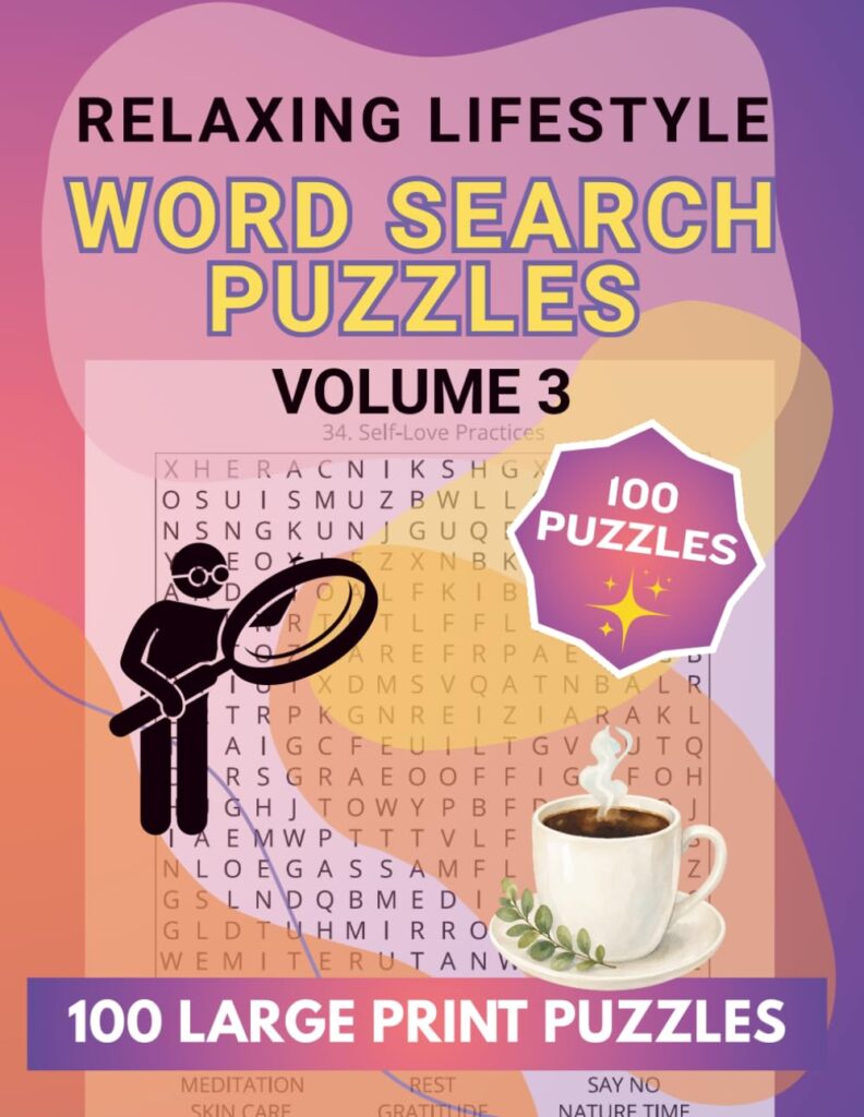 Relaxing Lifestyle Vol 3 80 Large Print Puzzles