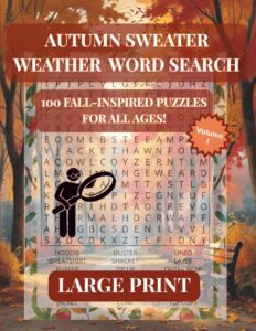 Autumn Word Search Sweater Weather 100 Puzzles Cover