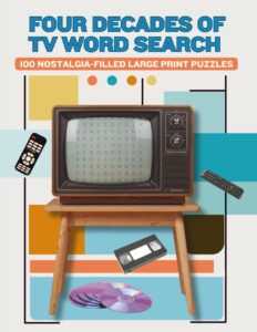 Nostalgia Word Search 4 Decades of TV 100 Puzzles Cover