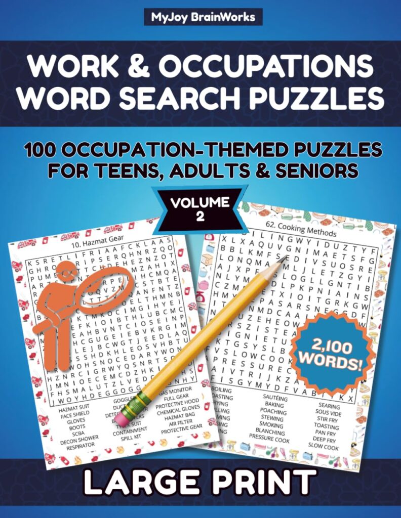 Work & Occupations Vol 2 Word Search Cover